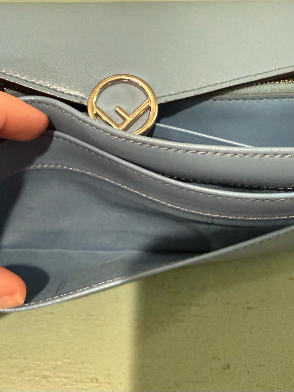Fendi Blue Wallet - Picture 8 of 13